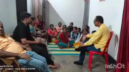 लुण्ड्रा: मैनपाट में 7 से 9 मई को आयोजित होने वाले प्रशिक्षण शिविर कार्यक्रम के लिए विधायक प्रबोध मिंज ने की चर्चा