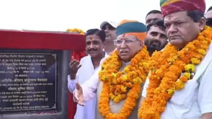 लूनकरनसर: केंद्रीय कानून मंत्री और कैबिनेट मंत्री ने लूणकरणसर के दौरे पर विभिन्न कार्यों का किया शिलान्यास और लोकार्पण