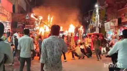 कहरा: मोहर्रम पर्व को लेकर डीबी रोड में निकला जुलूस, सुरक्षा के रहे पुख्ता इंतजाम