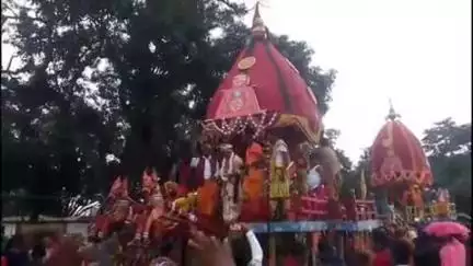 କେନ୍ଦୁଝର ସହର: ମଲ୍ଲିପଶି ସ୍ଥିତ ଜଗନ୍ନାଥ ମନ୍ଦିରରେ ବାହୁଡ଼ା ଯାତ୍ରା ଅନୁଷ୍ଟିତ
