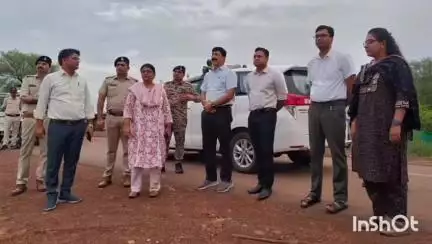 गुना नगर: मोहर्रम को लेकर एसपी कलेक्टर ने हुसैन टेकरी और सकतपुर तालाब का निरीक्षण कर व्यवस्थाओं का जायजा लिया