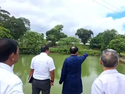সাব্রুম: সাব্রুম দৈত্তশ্বরী কালী মন্দিরের উন্নয়নের লক্ষ্যে বিভিন্ন কাজ শুরু হবে, জায়গা পরিদর্শনে ব্লকের আধিকারিকরা