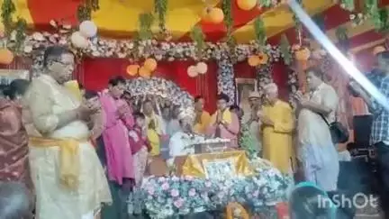जामताड़ा: गांधी मैदान में आठ दिवसीय भागवत कथा का भंडारे के साथ समापन