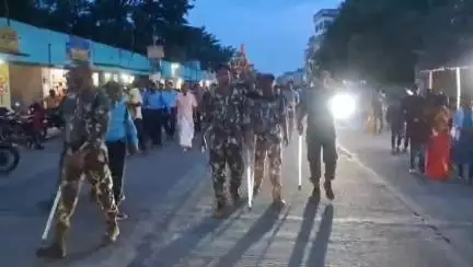 কেশপুর: জমাটি উল্টোরথ কেশপুর বাজারে! তৎপরতা পুলিশি নিরাপত্তায়