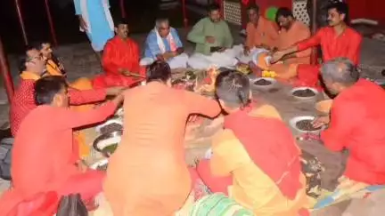 दरभंगा: श्यामा मंदिर में आषाढ़ी नवरात्र की हुई पूर्णाहुति