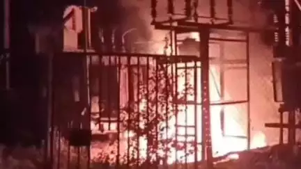 कसमार: बगियारी विद्युत सबस्टेशन में लगी आग