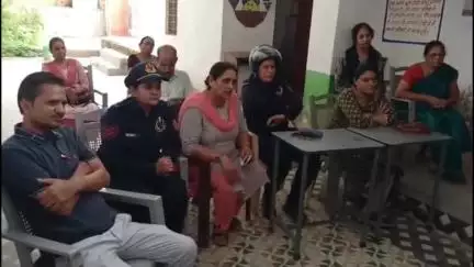 चूरू: गढ़ के पास राजकीय सर्वहितकारिणी बालिका उच्च माध्यमिक पुत्री पाठशाला में ऑपरेशन जागृति के तहत कार्यक्रम का आयोजन