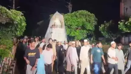टीकमगढ़: टीकमगढ़ शहर में मोहर्रम के अवसर पर मुस्लिम समाज ने निकाले ताजिये, चाक-चौबंद रही सुरक्षा व्यवस्था