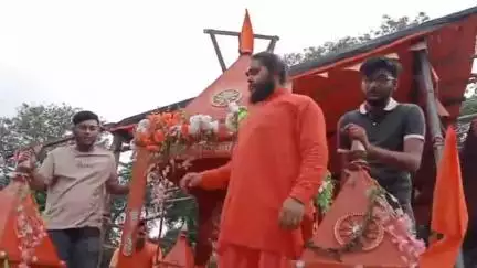 CHANDIL : घूरती रथयात्रा में शामिल हुए सैंकड़ों भक्त, भजन कीर्तन के साथ भगवान जगन्नाथ लौटे मुख्य मंदिर । #chandilnews