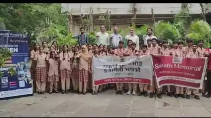 देवास: देवास में नगर निगम ने बच्चों को सफाई के लिए जागरूक करने हेतु चलाया अभियान