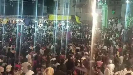 नगर: बारा इमाम कोठला येथे कत्तल की रात मिरवणुकीला सुरुवात