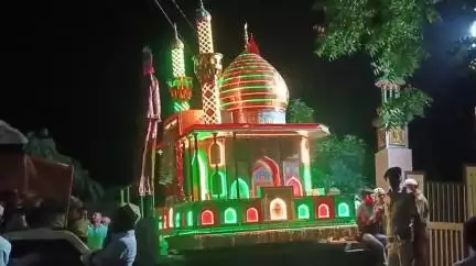 વલ્લભીપુર: મુસ્લિમ બિરાદરોએ તાજિયા પર્વની તડામાર તૈયારી રાત્રે નિશાન નીકળ્યું
