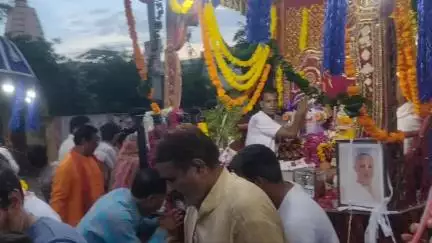 बूंदी: देवपुरा गणेश बाग से इस्कॉन की ओर से जगन्नाथ रथयात्रा गाजे-बाजे के साथ भव्य और दिव्य तरीके से निकाली गई