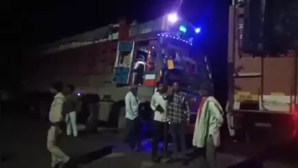 बटियागढ़: नीमन तिराहे पर बकरियों से भरा ट्रक पकड़ा गया, बटियागढ़ थाना पुलिस द्वारा जांच जारी