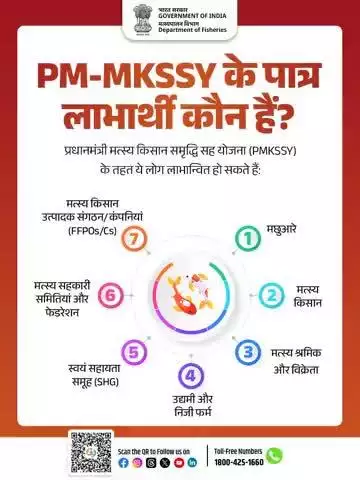 प्रधानमंत्री मत्स्य किसान समृद्धि सह योजना (PM-MKSSY) का लाभ मछुआरे, मत्स्य किसान, मत्स्य श्रमिक और विक्रेता, उद्यमी और निजी फर्म, स्वयं सहायता समूह, मत्स्य सहकारी समितियां और फेडरेशन, तथा मत्स्य किसान उत्पादक संगठन या कंपनियों को मिलता है।