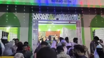 ಹಿರಿಯೂರು: ನಗರದ ಮೊಹರಂ ಆಚರಣೆಯಲ್ಲಿ ಸಚಿವ ಡಿ ಸುಧಾಕರ್ ಬಾಗಿ