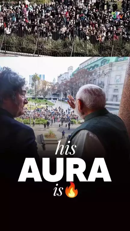 தலைவர். தருணம். தொடர்பு.

#PMModiInArgentina