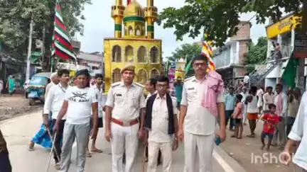 अरवल: अरवल पुलिस की सक्रियता से मोहर्रम शांतिपूर्ण संपन्न कराने के लिए की गई कड़ी सुरक्षा व्यवस्था