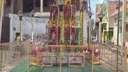 कन्नौज: शहर के इमाम चौक में दफन होगा ताजिया, लंगर और फाता के बाद हुई कुरान खानी