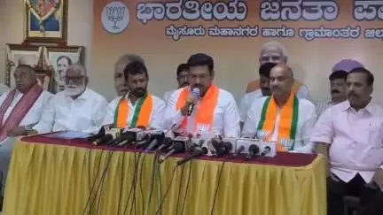 ಮೈಸೂರು: ಕಾಂಗ್ರೆಸ್ ಹೈಕಮಾಂಡ್ ನಿಂದ ಸಿಎಂ ರಾಜೀನಾಮೆ ಪಡೆಯಲು ಭೂಮಿಕೆ ಸಜ್ಜು: ನಗರದಲ್ಲಿ ಬಿಜೆಪಿ ರಾಜ್ಯಾಧ್ಯಕ್ಷ ಬಿ ವೈ ವಿಜಯೇಂದ್ರ