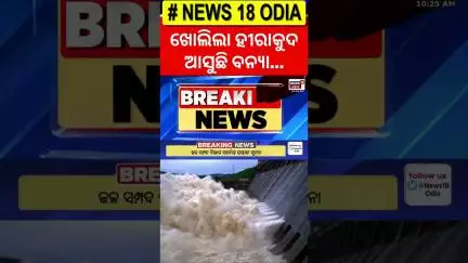 ଖୋଲିଲା ଗେଟ୍, ବଢ଼ିଲା ବିପଦ | Hirakud Gate Opend | Hirakud Dam To Release first flood water |Odia News