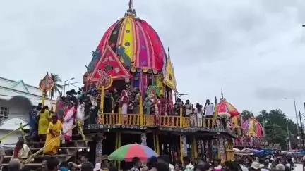 ବାରିପଦା ମ୍ୟୁନିସିପାଲଟି: ଦ୍ଵିତୀୟ ଶ୍ରୀକ୍ଷେତ୍ର ବାରିପଦାରେ ରଥାରୁଢ ୩ ଠାକୁରଙ୍କ ଦର୍ଶନ ଲାଗି ଭକ୍ତଙ୍କ ପ୍ରବଳ ଭିଡ, ଅପରାହ୍ନରେ ହେବ ବାହୁଡା ରଥଟଣା