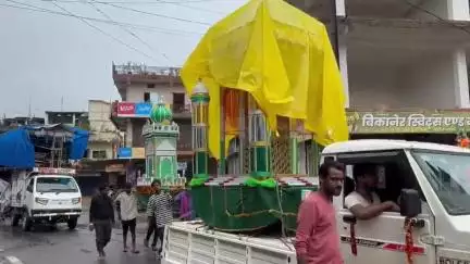 जशपुर: जशपुर में मुहर्रम की ताजिया शांति और श्रद्धा के साथ निकाली गई