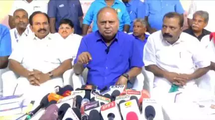 சேலம்: "மத்திய அரசு தமிழகத்தை வஞ்சித்து வருகிறது" - திருவாக்கவுண்டனூரில் ஆதித்தமிழர் பேரவை தலைவர் அதியமான் பேட்டி