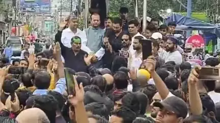 कांके: जाफरिया मस्जिद से शिया मुसलमानों ने इमाम हुसैन की शहादत की याद में मातमी जुलूस निकाला