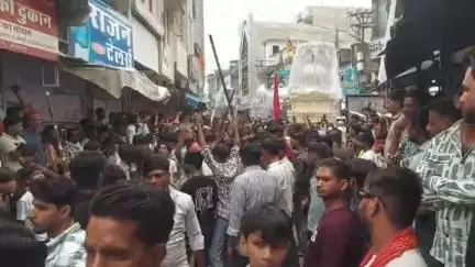 भीलवाड़ा: भीलवाड़ा में हजरत इमाम हुसैन की शहादत की याद में रविवार को शहर सहित जिले भर में निकला मोहर्रम का जुलूस