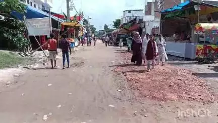 हाजीपुर: हाजीपुर के जढूआ बाजार से कर्बला मैदान जाने वाली सड़क की हुई मरम्मत, खबर का हुआ असर