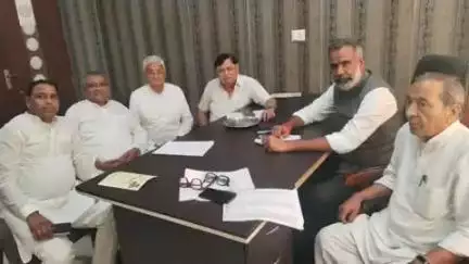 पलवल: भाजपा जिला कार्यालय, पलवल में महत्वपूर्ण बैठक का आयोजन