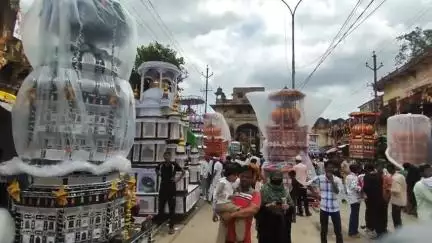 झालरापाटन: झालावाड में हजरत इमाम हुसैन की शहादत की याद में मातमी धुनों के साथ ताजिये निकाले गए