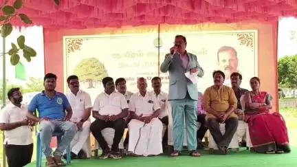 வாலாஜாபாத்: நத்தாநல்லூர் ஊராட்சியில் ஆயிரம் ஆலமரம் நடும் துவக்க விழா  நடைபெற்றது
