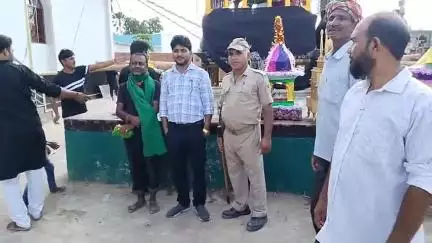 सिसवन: सिसवन प्रखंड में मोहर्रम पर्व को लेकर पुलिस प्रशासन तैनात