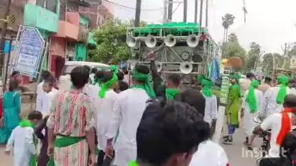 मनेर: मनेर में मुहर्रम पर्व पर ताजिया व गाजे-बाजे के साथ मातमी जुलूस निकाला गया, 'या अली या हुसैन' से गूँजा मनेर