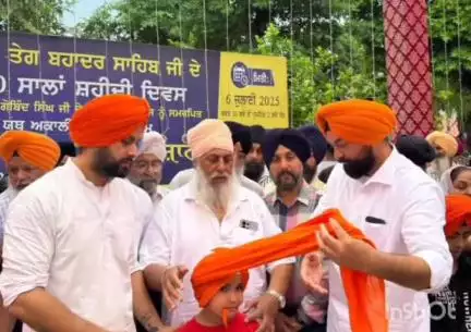 ਪਟਿਆਲਾ: ਗੁਰਦੁਆਰਾ ਸ੍ਰੀ ਮੋਤੀ ਬਾਗ ਸਾਹਿਬ ਪਾਤਸ਼ਾਹੀ ਨੌਵੀਂ ਵਿਖੇ ਯੂਥ ਅਕਾਲੀ ਦਲ ਵੱਲੋਂ ਦਸਤਾਰਾਂ ਦਾ ਲੰਗਰ ਲਗਾਇਆ