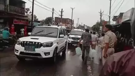 बलियापुर: बलियापुर में मोहर्रम को लेकर उपायुक्त, SSP और कई अधिकारियों ने किया निरीक्षण