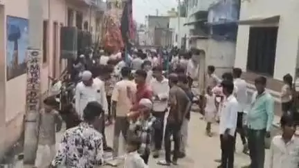 मारवाड़ जंक्शन: आऊवा गांव में मोहर्रम पर्व के अवसर पर मुस्लिम समाज ने निकाला जुलूस