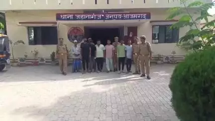 आज़मगढ़: जहानागंज के भुजही में 3 जुलाई को ताजिया जुलूस में हुई हिंसा के मामले में पुलिस ने 7 अभियुक्तों को गिरफ्तार किया