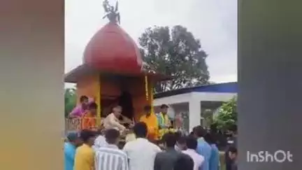सिसई: नागफेनी स्थित जगन्नाथ मंदिर में घुर्ति रथ यात्रा का आयोजन, उमड़े सैकड़ों श्रद्धालु