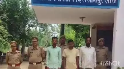 मितौली: नीमगांव थाना क्षेत्र के तिगोड़वा गांव में गाड़ी से कुचलकर हत्या करने वाले 3 अभियुक्तों को किया गया गिरफ्तार