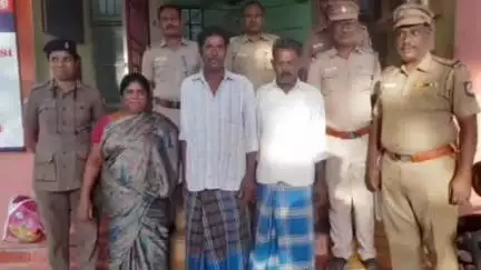 குடியாத்தம்: பரதராமி கங்காபுரம் பகுதியில் கள்ளச்சாராயம் காய்ச்சிய பெண் உட்பட 3 பேர் கைது 150 லிட்டர் கள்ளச்சாராய ஊரல் அழிப்பு