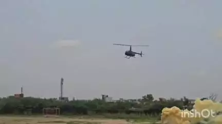 चरखी दादरी: हेलीकॉप्टर से बौंद कलां पहुंचे WFI के पूर्व अध्यक्ष, कहा- कुश्ती में हरियाणा ओलंपिक में दिलाएगा गोल्ड