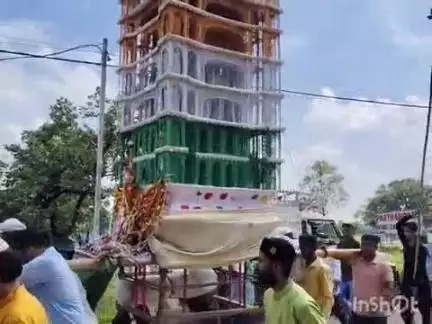 बल्देवगढ़: बल्देवगढ़ में मुस्लिम समुदाय ने मोहर्रम पर्व पर निकाले ताजिए, पुलिस की रही चाक-चौबंद व्यवस्था