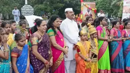 नाशिक: आषाढी एकादशीनिमित्त स्व. गणेश द. धात्रक शिक्षण संस्थेच्या वतीने जेलरोड येथे पाई दिंडी सोहळा