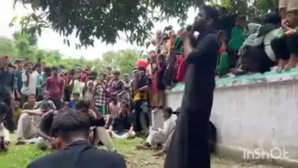 मधेपुर: मधेपुर पीपरा में हजरत इमाम हुसैन के दफन के साथ शिया समुदाय का मोहर्रम शांतिपूर्ण सम्पन्न