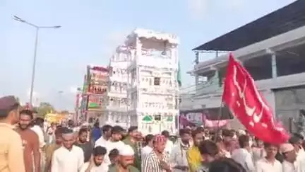 रुद्रपुर: मोहर्रम के मौके पर रुद्रपुर के विभिन्न क्षेत्रों में निकाले गए ताजिये