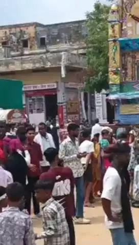 आमेर: मनोहरपुर में मातमी धुनों के बीच ताजिया का जुलूस निकाला गया