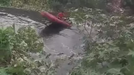 रोहतक: सांघी गांव के पास ड्रेन नंबर आठ में गिरी कार, चार युवक बचाए गए, एक लापता, एनडीआरएफ ने तलाश शुरू की